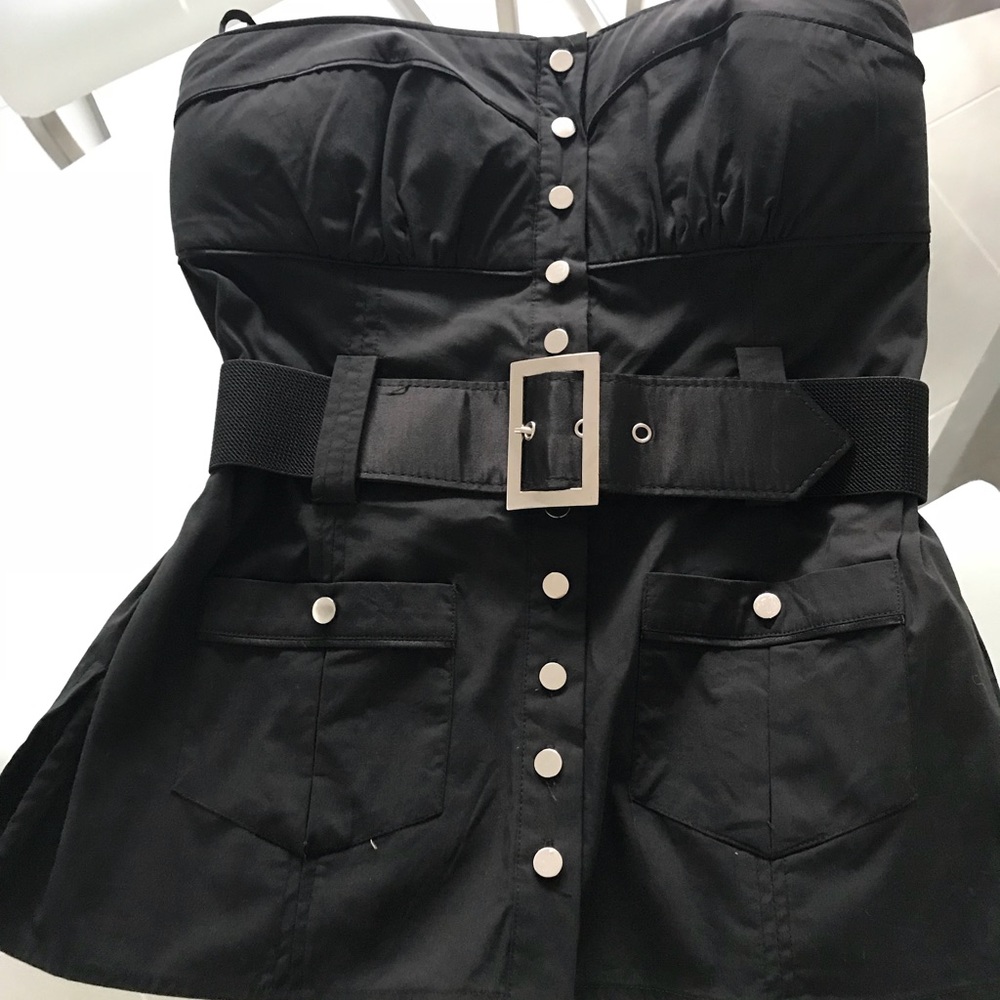 BEBE strapless top
